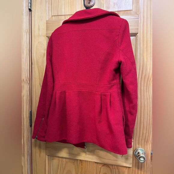 Rampage size M beautiful red pea coat - Picture 6 of 9